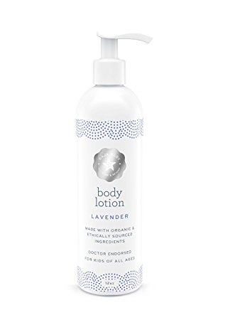 Baja Baby Nourishing Body Lotion Night Night Lavender Scent -FAMILY SIZE WITH PUMP - 12 fl oz - NEW AND IMPROVED - Free of Sulphates, Parabens and Phosphates – Dr. Approved - 100% Money Back.