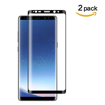 Galaxy Note 8 Screen Protector, LEDitBe[2-Pack][Case Friendly][Anti Scratch][Anti-Bubble]3D cured Premium Tempered Glass Screen Protector for Samsung Galaxy Note 8