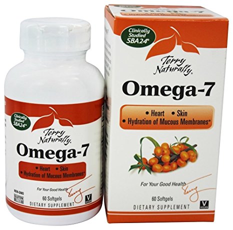 Europharma Omega-7 by Terry Naturally (60 softgels) (Sea Buckthorn Extract) (Formerly Hydra7)