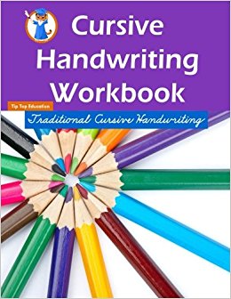 Cursive Handwriting Workbook: Workbooks for 1st Graders Through 3rd Graders (80 Pages)