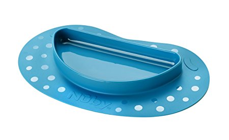 Nuby SureGrip Miracle Mat and Plate (Blue)