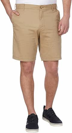 IZOD Mens Mid-Weight Saltwater Flat Front Stretch Chino Short