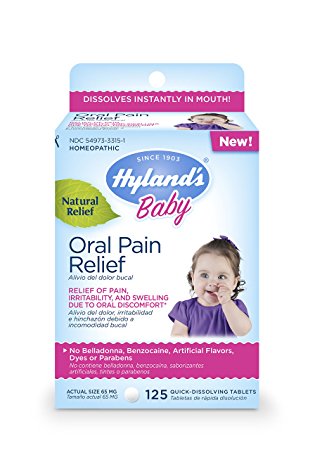 Hyland's Baby Oral Pain Relief Tablets, 125 Count