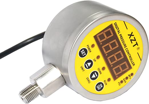 XZT 230PSI-NPT Digital Pressure Switch Controller,Pressure Gauge,Pressure Sensor for Water Pump Air Compressor 110VAC