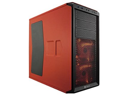 Corsair Graphite Series 230T Orange with Window Compact Mid-Tower Computer Case