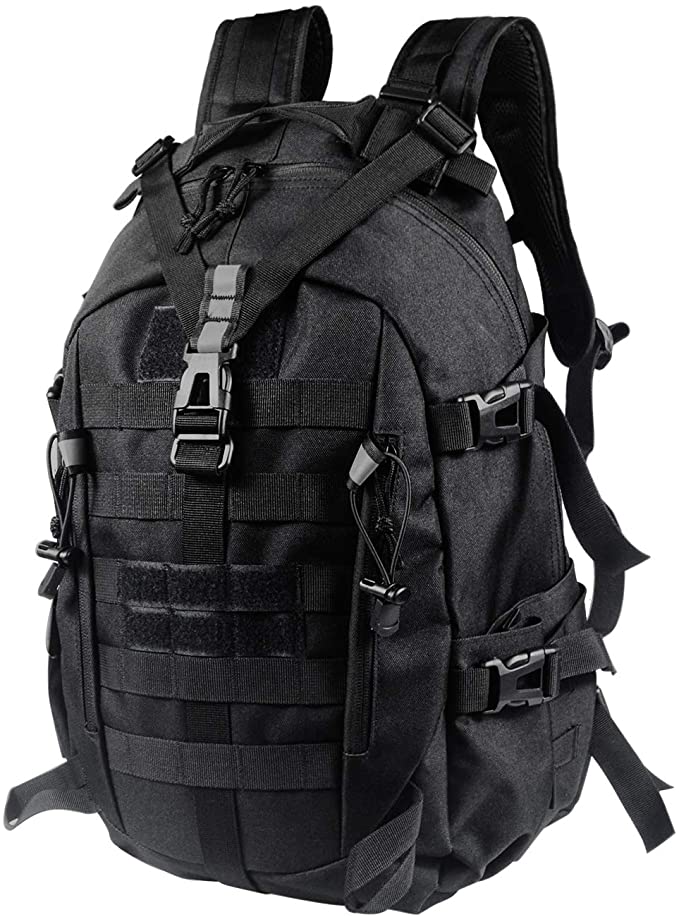 LHI Tactical Military Backpack for Hiking Daypack Camping Pack for Trav