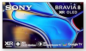 Sony BRAVIA 8 Series 164 cm (65 inches) 4K Ultra HD AI Smart OLED Google TV K-65XR80 (Black)