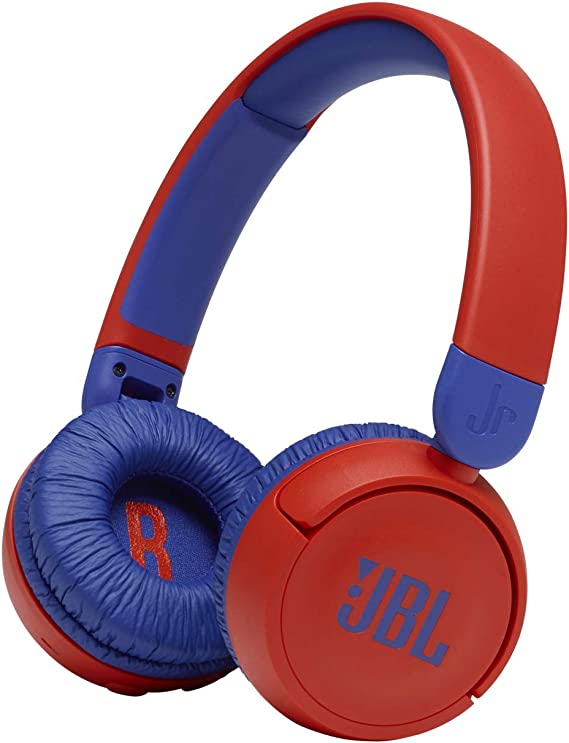 JBL Junior 310 Kids Wireless ON Ear Headphones RED and Blue