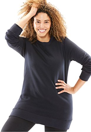 Women's Plus Size Fleece Sweatshirt