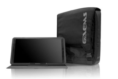 GAEMS M155 15.5" HD LED Performance Gaming Monitor Bundle with Backpack for PS4, XBOX ONE, and other Consoles (console not included)