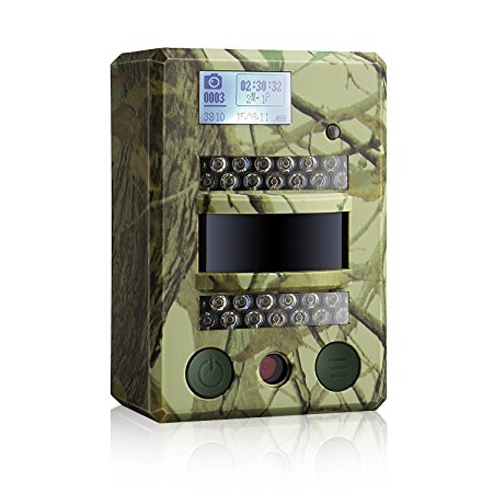 Hunting Trail Camera, LDesign 720P Trail Camera for Hunting Waterproof Scouting Camera with 30ft Low Glow Wide Angle Infrared Night Vision with 26PCs IR LEDs & PIR Sensor