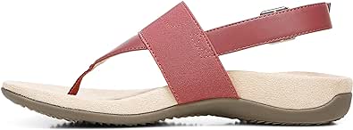 Vionic Women's Rest Danita Backstrap Sandal- Supportive Ladies Slip on Sandals That Include Three-Zone Comfort with Orthotic Insole Arch Support, Medium and Wide Fit