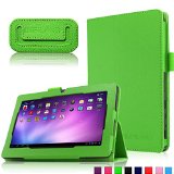 Infiland Alldaymall A88X 7 Tablet case Folio PU Leather Slim Stand Case Cover for Alldaymall A88X 7 Quad Core Google Android 44 KitKat Tablet Alldaymall A88S 7 Quad Core Tablet PC MID Green