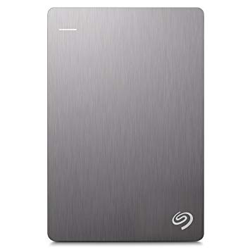Seagate Backup Plus Slim 1TB Portable External Hard Drive USB 3.0, Silver (STDR1000101)