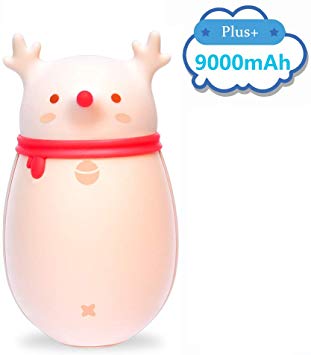 WiHoo Hand Warmers/Power Bank Rechargeable,6000mAh Animal Three-Dimensional Modeling Electric Portable Pocket Hand Warmer,Perfect Winter Gifts for Students,Girls,Men,Womens