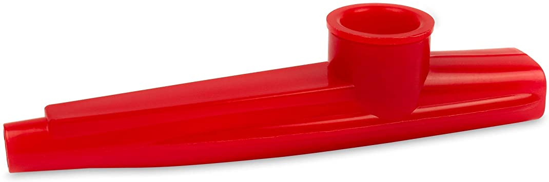 CASCHA Kazoo Red, made of durable material: plastic, effect instrument for joyful music-making