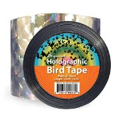 100-Foot by 2-Inch Bird Repellent Scare Tape Holographic Bird Scare Ribbon Double Side Bird Deterrent
