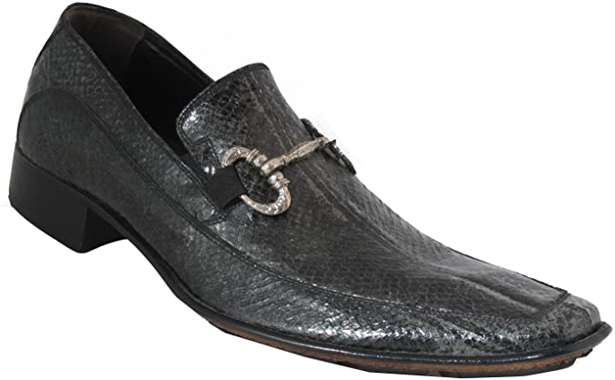 DaVinci Men's Italian Leather Dressy Slip on Shoes 2842