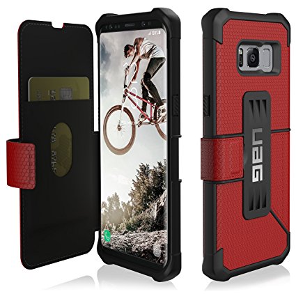 UAG Samsung Galaxy S8 [5.8-inch screen] Metropolis Feather-Light Rugged [MAGMA] Military Drop Tested Phone Case