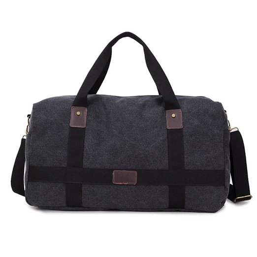 Toupons Canvas Travel Duffle Bag for Men Women Medium Size Weekender Bag 21 Overnight Bag