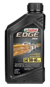 Castrol 06249 EDGE 5W-40 SPT Synthetic Motor Oil - 1 Quart Bottle Pack of 6