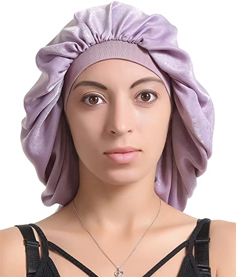 9 Styles Silk Satin Bonnet, Double-Layered Adjustable Large Sleep Hats Headscarf, Curly Hair Women Night Sleep Wrap Caps, Gifts for Hair Covering Treatment