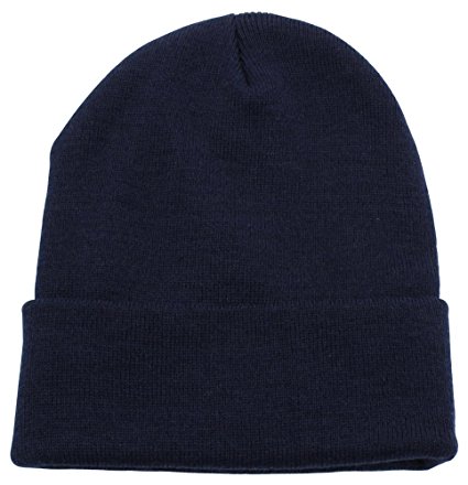 Top Level Beanie For Women and Men Unisex Cuffed Plain Skull toboggan Knit Hat and Cap