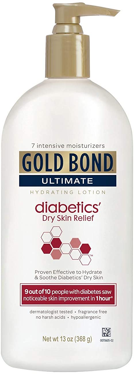 diabetics' dry skin relief