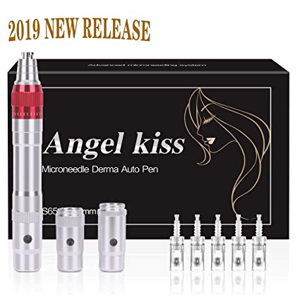 Angel Kiss S65 Microneedle Derma Auto Pen with 5 PCS 36 Pins Cartridges