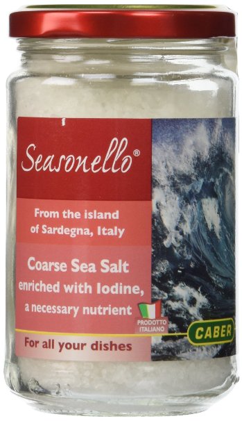 Seasonello Coarse Sea Salt Enriched with Iodine 1058 oz