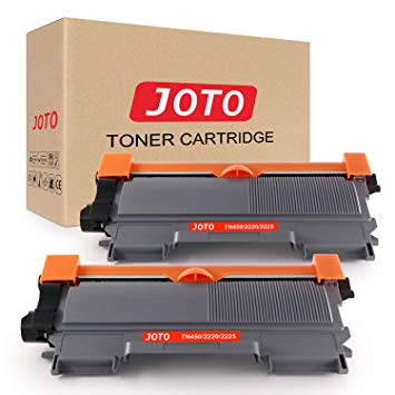 JOTO Compatible Toner Cartridge Replacement for Brother TN450 TN-450 TN 450 TN420 TN-420 HL-2270DW HL-2280DW HL-2230 HL-2240D HL-2240 MFC-7860DW MFC-7360N MFC-7460D (Black, 2 Pack, High Yield)