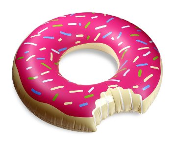 Balance Living® Inflatable Donut Floating Pool Toy (48" diameter)