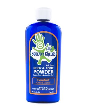 Natural Foot Powder, Shoe Deodorizer. Will Prevent Blisters, Chafing, and Removes Odor. Pleasant Scented Foot and Body Powder That Will Keep Your Feet Fresh and Dry All Day - Comfort Blend