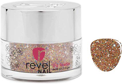 Revel Nail Dip Powder 1oz - Glitter Color (Tiara, 1oz)