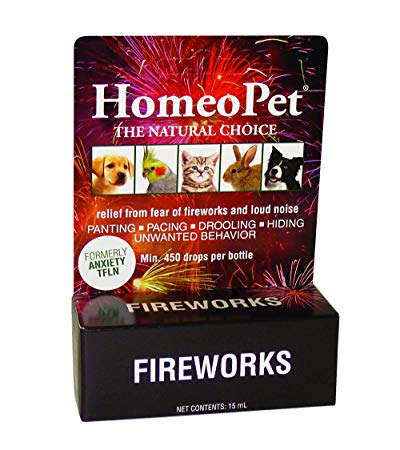 HomeoPet Fireworks - formerly Anxiety TFLN (Thunderstorms, Fireworks, Loud Noises)
