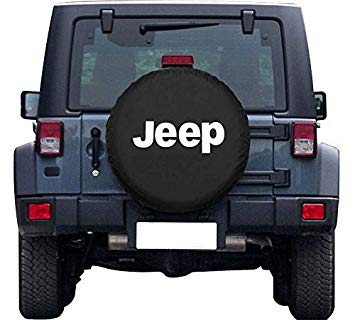 Spare Tire Cover,Moonet Jeep Wrangler Black Tire Covers (R 17)