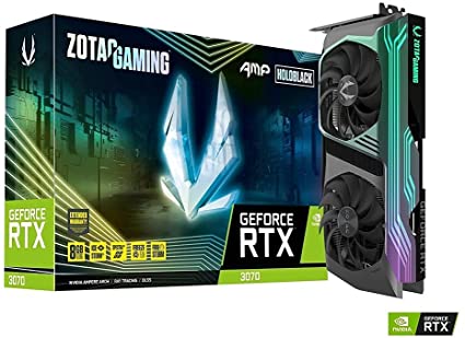 Zotac RTX3070 ZT-A30700F-10PLHR GeForce RTX 3070 AMP Holo LHR 8G GDDR6 256 bit LHR Low Hashrate Gaming Graphics Card