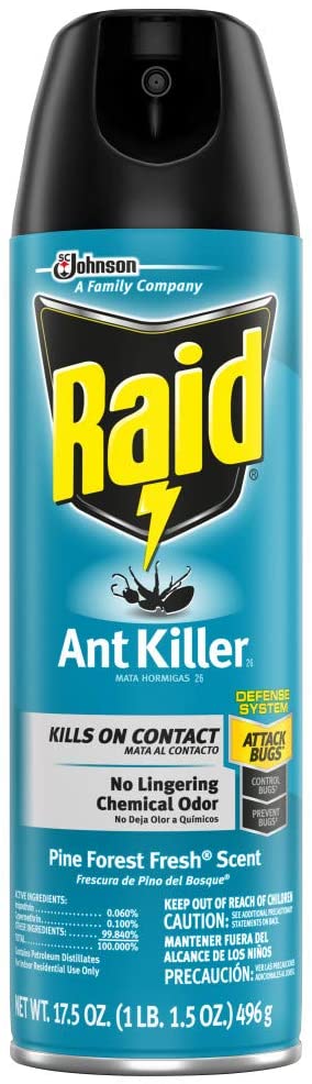 Raid Ant Killer, Kills for up to four weeks, Pine Forest Fresh scent, 17.5 Oz