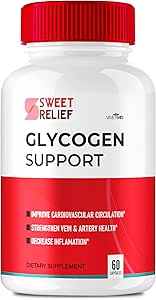 Sweet Relief Glycogen Support Capsules - Sweet Relief Blood Vessel Cleaner Supplement, Glycogen Support Sweet Relief Advanced Formula SweetRelief Capsules for Overall Health   Wellness (60 Capsules)