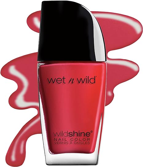 Wet n Wild 476E Wild shine nail color, 0.41 Fl Oz, Red