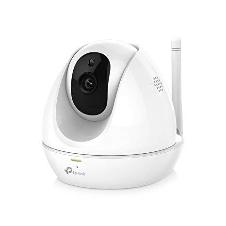 TP-Link NC450 HD Pan/Tilt Wi-Fi Security Camera (Night Vision, Motion and Sound Detection, 2-Way Audio, SD Card Storage, Free App Control, UK Plug)