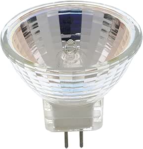 Satco S4627 35 Watt MR16 Halogen G8 Base 120 Volt Clear FL 38 Beam Pattern Light Bulb, With Lens