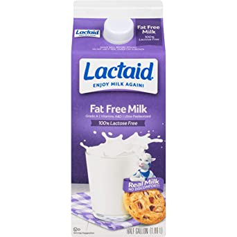 Lactaid Fat Free Milk, 64 fl oz