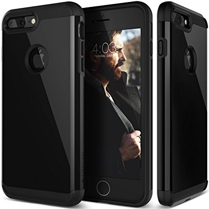 iPhone 7 Plus Case, Caseology [Titan Series] Heavy Duty Protection Defense Shield [Jet Black] [Elite Armor] for Apple iPhone 7 Plus (2016)