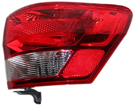 2011-2012-2013 Jeep Grand Cherokee Taillamp Taillight Rear Brake Tail Light Lamp (Quarter Panel Outer Body Mounted) Right Passenger Side (11 12 13)