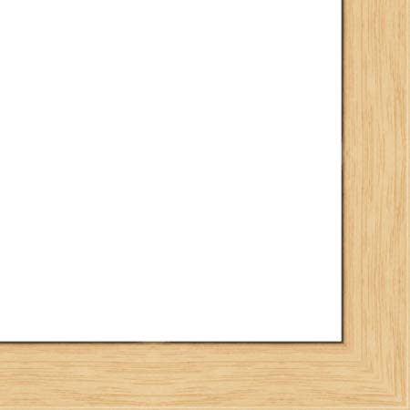 Flat Oak Wood Frame - "The Edge" Thin