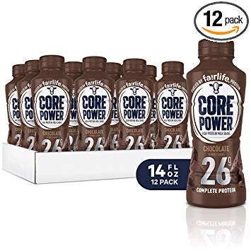 Core Power High Protein Milk Shake, Chocolate, 14 fl oz (Pack of 12)