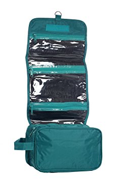 Hanging Toiletry Cosmetics Travel Bag, Teal by BAGS FOR LESS™