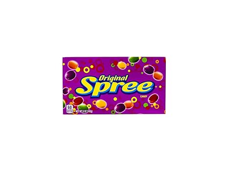 Spree Original Candy, 5 Ounce, 1 Count (SUGAR CANDY - THEATER SIZE)