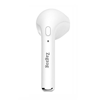 HBQ I7 Bluetooth Wirelesss Headset In-Ear Single right Hands free Earbuds for Iphone 7 7Plus 6 6s 6s Plus etc / Android Phone (whtie)